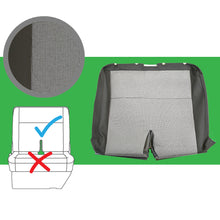 Load image into Gallery viewer, VW Transporter T6 & T5.1 OEM genuine original Austin Titanium Black Front & Rear Seat Covers replacements for seat re-trims repairs