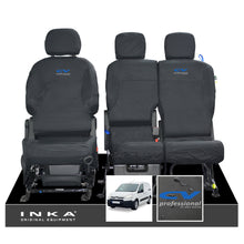 Load image into Gallery viewer, Citroen Berlingo MK2 Front Inka Fully Tailored Waterproof Seat Covers Black MY08-17