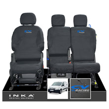 Load image into Gallery viewer, Citroen Berlingo MK2 Front Inka Fully Tailored Waterproof Seat Covers Black MY08-17