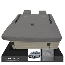 Load image into Gallery viewer, VW California Ocean/Coast/Beach/Surf Inka Fully Tailored Waterproof Seat Covers Grey Front & Rear With ISOFIX Fits T6.1 ,T6,T5.1 all model years fits with and without airbags