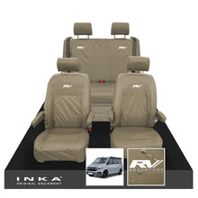 Load image into Gallery viewer, VW California Ocean/Coast/Beach/Surf Inka Fully Tailored Waterproof Seat Covers Sand Front & Rear With ISOFIX Fits T6.1 ,T6,T5.1 all model years fits with and without airbags
