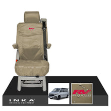 Load image into Gallery viewer, VW California Ocean/Coast/Beach/Surf Inka Fully Tailored Waterproof Seat Covers Sand Rear Single Swivel Fits T6.1 ,T6,T5.1 all model years fits with and without airbags
