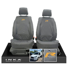 Load image into Gallery viewer, Ford Transit Connect MK3 Front 1+1 INKA Tailored Waterproof Seat Covers Set Grey MY2024 Onwards