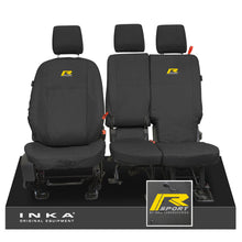 Load image into Gallery viewer, Ford Transit Connect INKA Front Set 1+2 Tailored Waterproof Seat Covers Black MY13-24