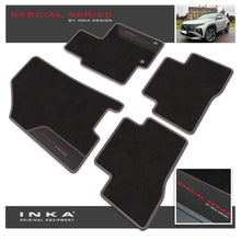 Load image into Gallery viewer, Hyundai Tucson HEV Car Mats (Front & Rear Set) with Premium Carpet & OEM Leatherette Fits MY20 Onwards