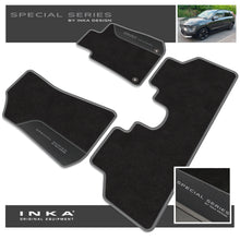 Load image into Gallery viewer, Kia E-NIRO Car Mats (Front & Rear Set) with Premium Carpet & OEM Leatherette Fits MY18-22