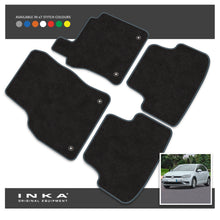 Load image into Gallery viewer, VW Golf MK7 Front & Rear Tailored Carpet Mat Set with 7x Stitch Colours Fits MY13 to MY19