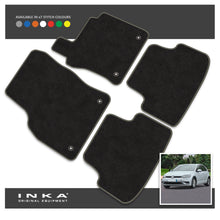 Load image into Gallery viewer, VW Golf MK7 Front & Rear Tailored Carpet Mat Set with 7x Stitch Colours Fits MY13 to MY19
