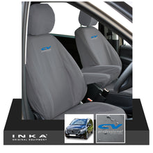 Load image into Gallery viewer, W447 Mercedes Benz Vito V-Class INKA Front 1+1 Tailored Waterproof Seat Covers Grey MY-15-20