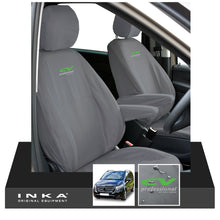 Load image into Gallery viewer, W447 Mercedes Benz Vito V-Class INKA Front 1+1 Tailored Waterproof Seat Covers Grey MY-15-20