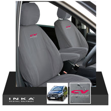 Load image into Gallery viewer, W447 Mercedes Benz Vito V-Class INKA Front 1+1 Tailored Waterproof Seat Covers Grey MY-15-20