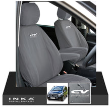 Load image into Gallery viewer, W447 Mercedes Benz Vito V-Class INKA Front 1+1 Tailored Waterproof Seat Covers Grey MY-15-20
