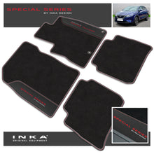 Load image into Gallery viewer, Nissan Qashqai e-POWER Car Mats (Front & Rear Set) with Premium Carpet & OEM Leatherette Fits MY22 Onwards