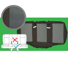 Load image into Gallery viewer, VW Transporter T6 & T5.1 OEM Genuine Original Simora Titanium Black front & rear seat covers replacements for seat re-trims repairs