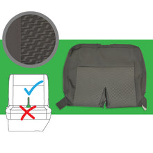 Load image into Gallery viewer, VW Transporter T6.1, T6 & T5.1 OEM genuine original Tassimo Anthracite front & rear seat covers replacements for seat re-trims repairs