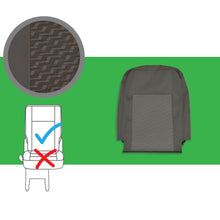 Load image into Gallery viewer, VW Transporter T6.1, T6 & T5.1 OEM genuine original Tassimo Anthracite front & rear seat covers replacements for seat re-trims repairs