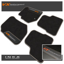 Load image into Gallery viewer, Vauxhall Corsa F Car Mats (Front & Rear Set) with Premium Carpet & OEM Leatherette, Fits MY-19 Onwards