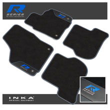 Load image into Gallery viewer, VW Golf MK6 Car Mats (Front & Rear Set) with Premium Carpet & OEM Leatherette, Fits MY08-12