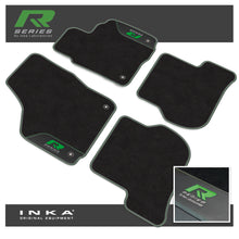 Load image into Gallery viewer, VW Golf MK6 Car Mats (Front & Rear Set) with Premium Carpet & OEM Leatherette, Fits MY08-12