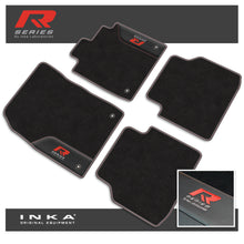 Load image into Gallery viewer, VW ID4 Car Mats (Front & Rear Set) with Premium Carpet & OEM Leatherette, Fits MY21 Onwards