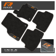 Load image into Gallery viewer, VW Golf MK7 Car Mats (Front & Rear Set) with Premium Carpet & OEM Leatherette, Fits MY13 to MY19