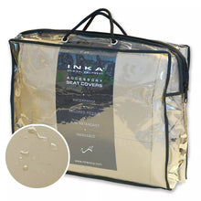 Load image into Gallery viewer, Nissan Primastar Front 1+2 Fully Tailored Waterproof Seat Covers Beige MY 22+