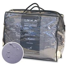 Load image into Gallery viewer, Nissan Primastar Front 1+2 Fully Tailored Waterproof Seat Covers Grey MY 22+