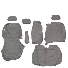 Load image into Gallery viewer, Nissan Primastar Front 1+2 Fully Tailored Waterproof Seat Covers Grey MY 22+