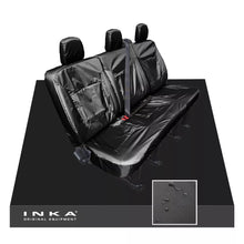 Load image into Gallery viewer, Vauxhall Vivaro X82 2nd Row 2+1 Tailored Waterproof Seat Cover Black MY14-18
