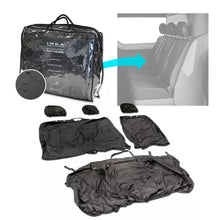 Load image into Gallery viewer, Nissan NV300 2nd Row 2+1 60/40 Tailored Waterproof Seat Covers Black MY 14-21