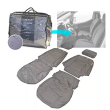 Load image into Gallery viewer, Renault Master Front 1+1 INKA Fully Tailored Waterproof Seat Covers Grey MY08-16