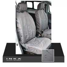 Load image into Gallery viewer, Renault Master Front 1+1 INKA Fully Tailored Waterproof Seat Covers Grey MY08-16
