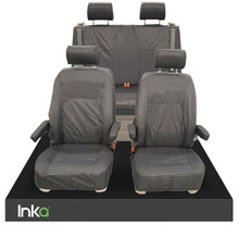 Load image into Gallery viewer, VW California Ocean/Coast/Surf T5.1,T6,T6.1 Front Rear Tailored Seat Covers Grey
