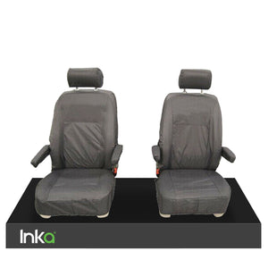 VW California Ocean/Coast/Surf T5.1,T6,T6.1 Front Rear Tailored Seat Covers Grey