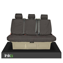 Load image into Gallery viewer, VW California T6.1, T6, T5.1 & T5 Ocean, Coast, Beach, SE, Surf Inka Fully Tailored Waterproof Rear Seat Covers with ISOFIX MY03-24 Black & Grey Colour options