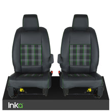 Load image into Gallery viewer, Vauxhall Vivaro MK 3 INKA Front Set Tailored Leatherette Seat Covers MY19-Present