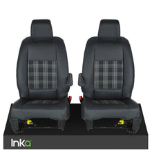 Load image into Gallery viewer, Vauxhall Vivaro MK 3 INKA Front Set Tailored Leatherette Seat Covers MY19-Present