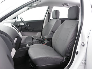 Vauxhall Corsa D Inka Fully Tailored Waterproof Seat Covers Front Set Grey MY06-14