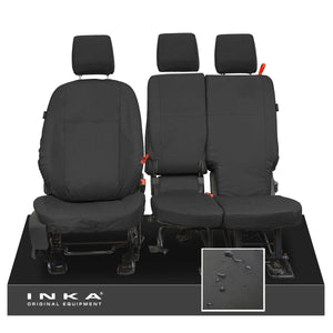 Ford Transit Connect MK2 INKA Front 1+2 Tailored Waterproof Seat Covers Set Black MY-2013-2023