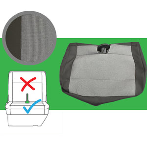 VW Transporter T6 & T5.1 OEM genuine original Austin Titanium Black Front & Rear Seat Covers replacements for seat re-trims repairs