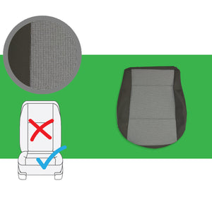 VW Transporter T6 & T5.1 OEM genuine original Austin Titanium Black Front & Rear Seat Covers replacements for seat re-trims repairs
