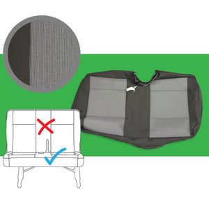 VW Transporter T6 & T5.1 OEM genuine original Austin Titanium Black Front & Rear Seat Covers replacements for seat re-trims repairs