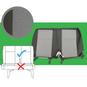 VW Transporter T6 & T5.1 OEM genuine original Austin Titanium Black Front & Rear Seat Covers replacements for seat re-trims repairs
