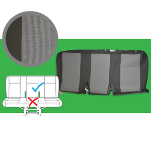 VW Transporter T6 & T5.1 OEM genuine original Austin Titanium Black Front & Rear Seat Covers replacements for seat re-trims repairs