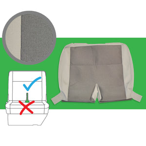 VW Transporter T6 & T5.1 OEM Genuine Original Austin Titan Grey Front & Rear Seat Covers Replacements for seat re-trims repairs