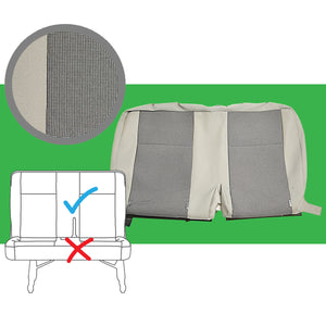 VW Transporter T6 & T5.1 OEM Genuine Original Austin Titan Grey Front & Rear Seat Covers Replacements for seat re-trims repairs