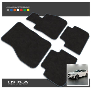 BMW 1 Series F40 Hatch Front & Rear Tailored Carpet Mat with 7x Stitch Colours Fits 2019 Onwards