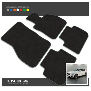 BMW 1 Series F40 Hatch Front & Rear Tailored Carpet Mat with 7x Stitch Colours Fits 2019 Onwards