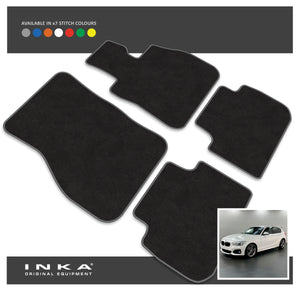 BMW 1 Series F40 Hatch Front & Rear Tailored Carpet Mat with 7x Stitch Colours Fits 2019 Onwards