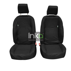 Land Rover Defender Rear Second Row 1+1 INKA Tailored Waterproof Seat Covers Black MY-07-16